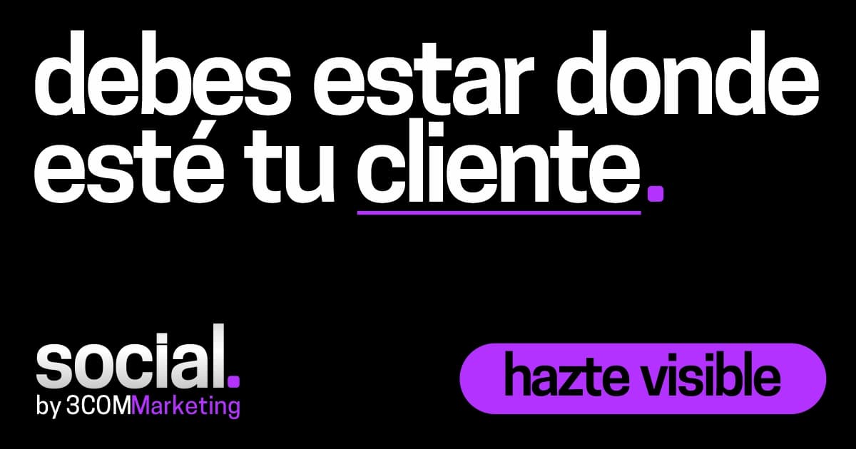 Redes sociales en canarias con 3COM