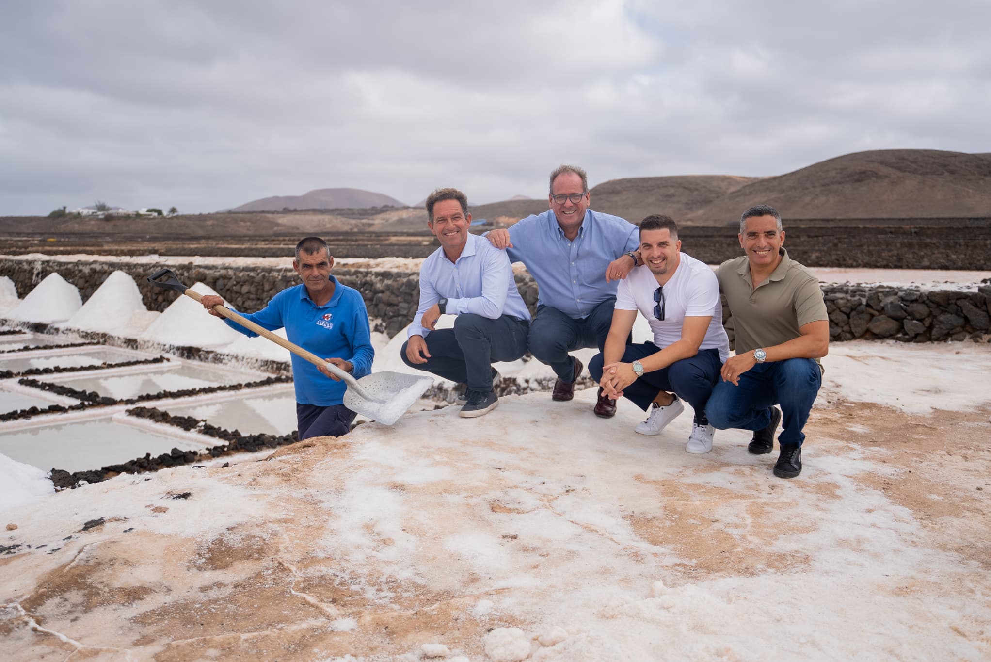 La Irlandesa y 3com. visitan Las Salinas de Janubio en Lanzarote
