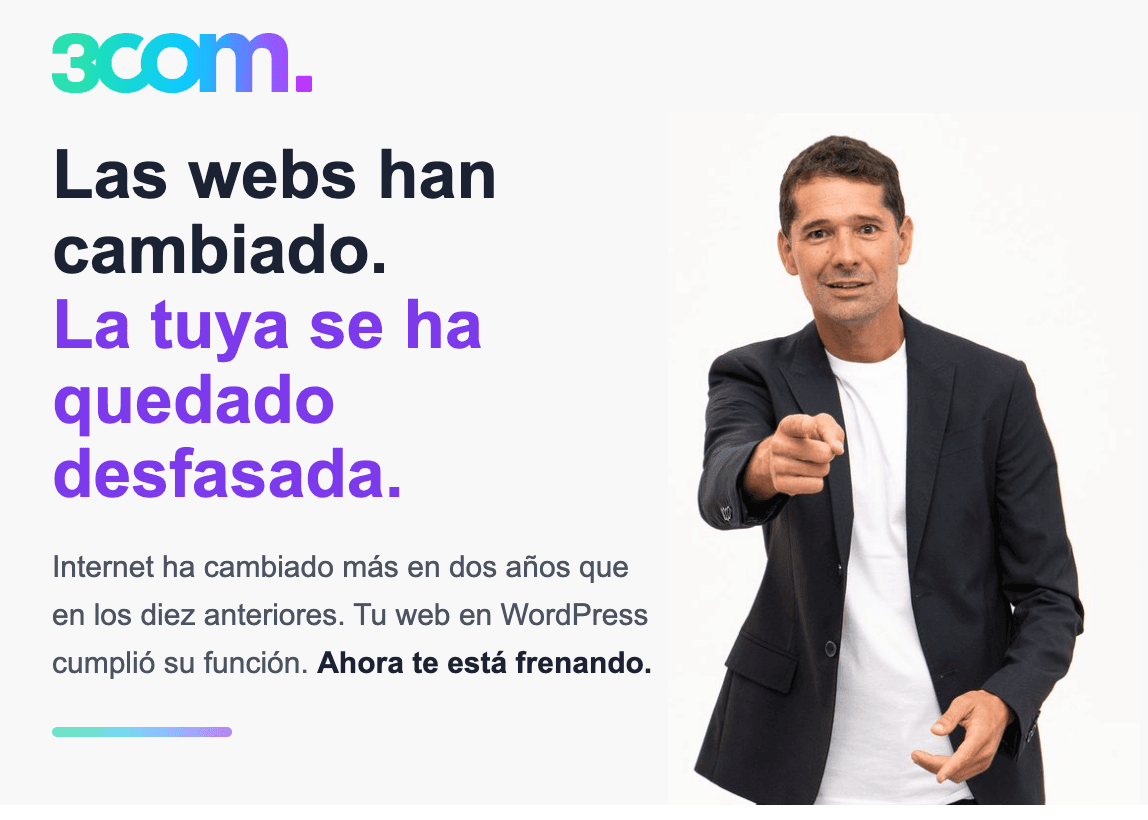 Web en WordPress atacada — los riesgos de seguir con una web obsoleta