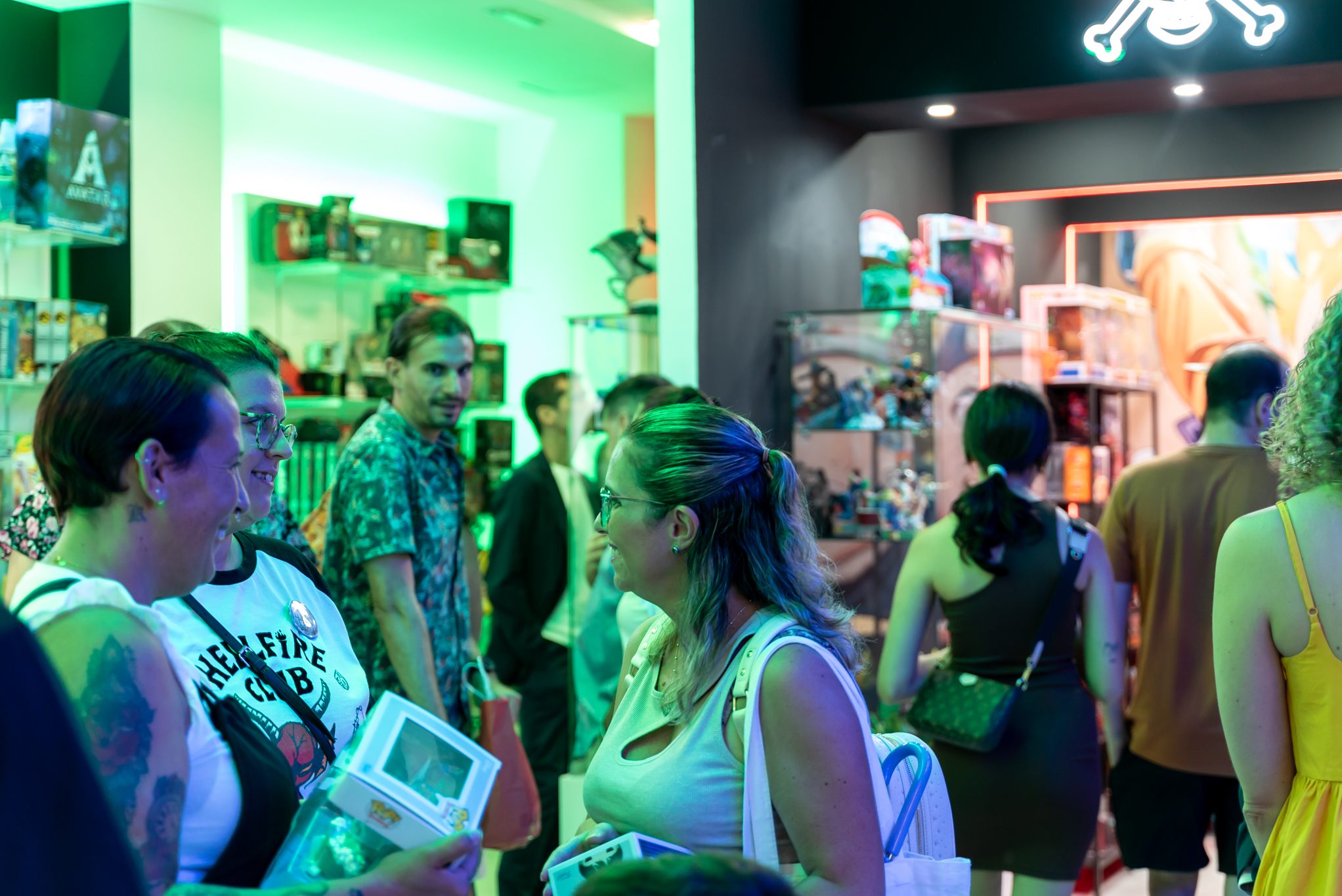 Ambiente único en la inauguración