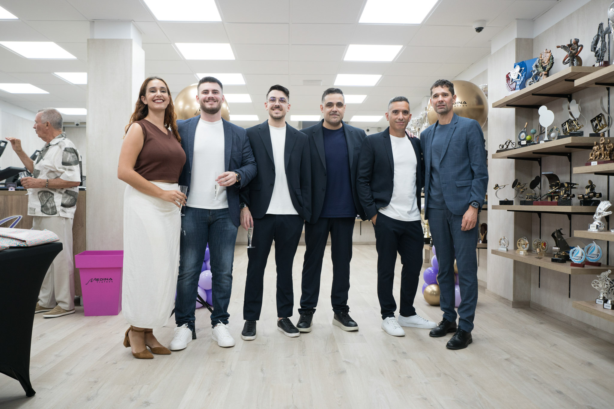 El equipo de 3com presente en el evento